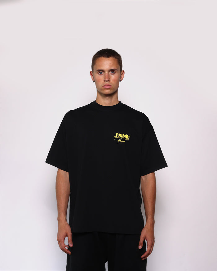 'Primo Signature' Black T-shirt