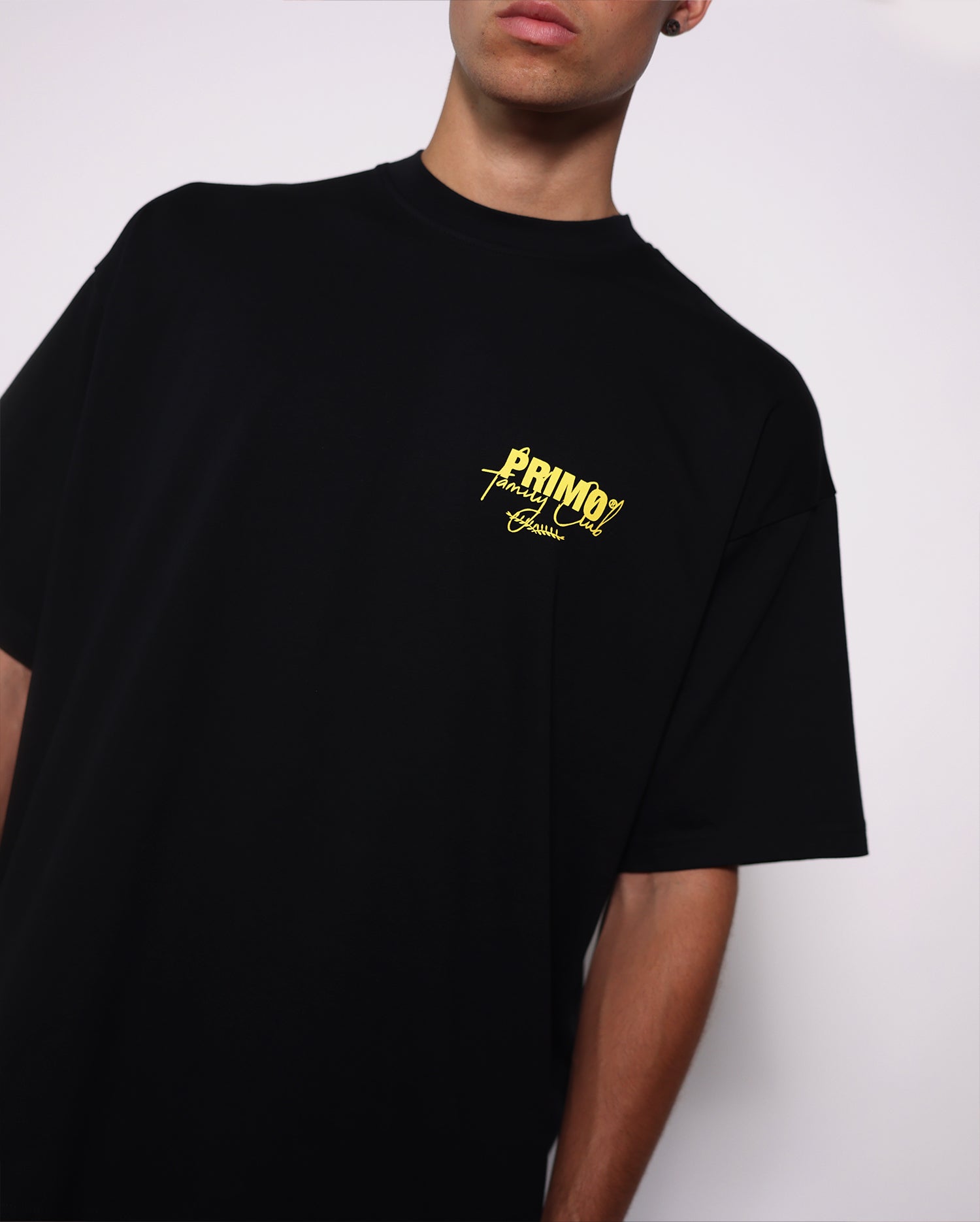 'Primo Signature' Black T-shirt