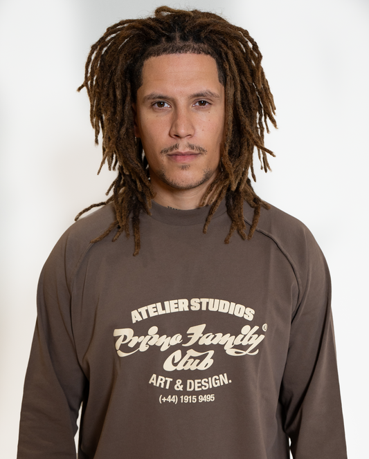 Long Sleeve T-shirt - Brown