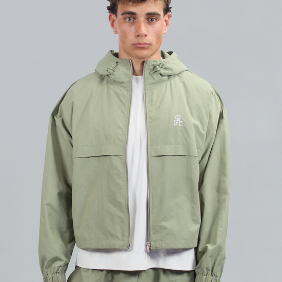 Seafoam Green Nylon Windbreaker Jacket – Primo Clothing Ltd