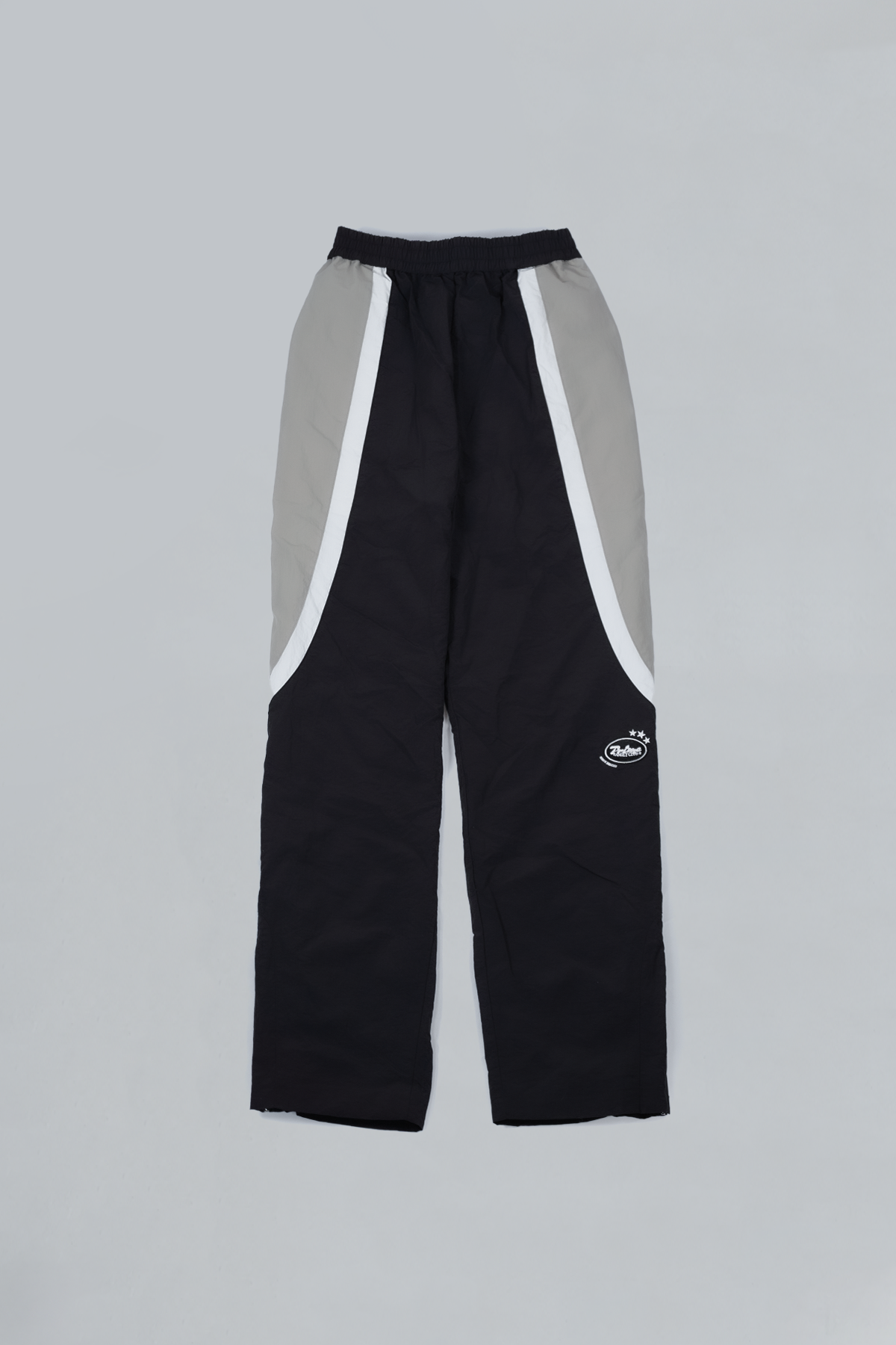 Nylon Black Track Pant