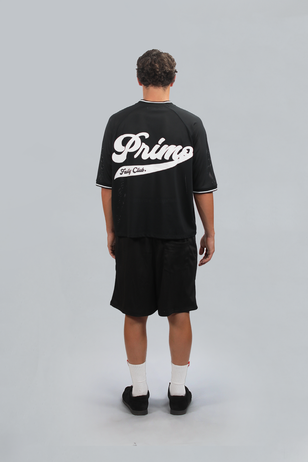 Black Mesh Jersey