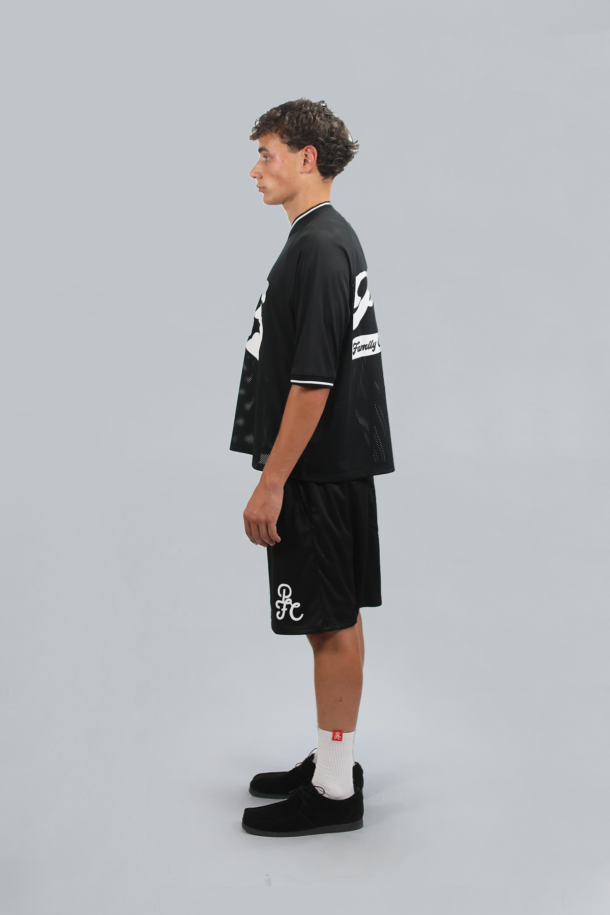 Black Mesh Jersey