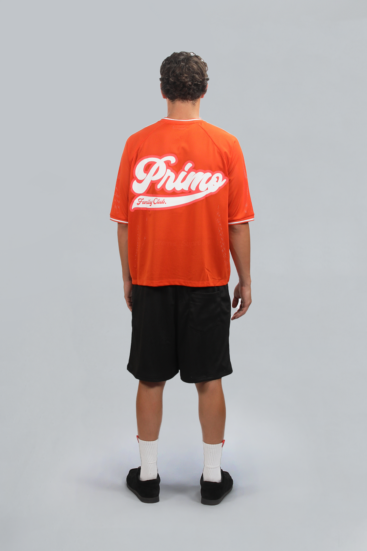 Burnt Orange Mesh Jersey