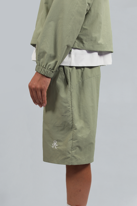 Seafoam Green Nylon Shorts