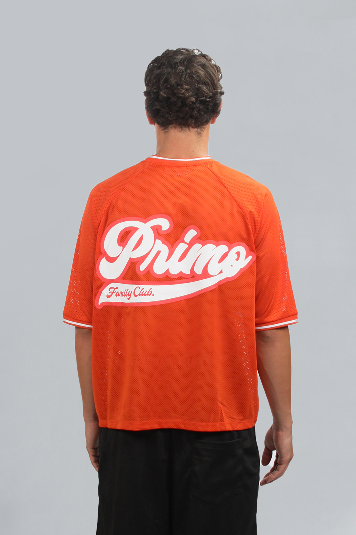 Burnt Orange Mesh Jersey
