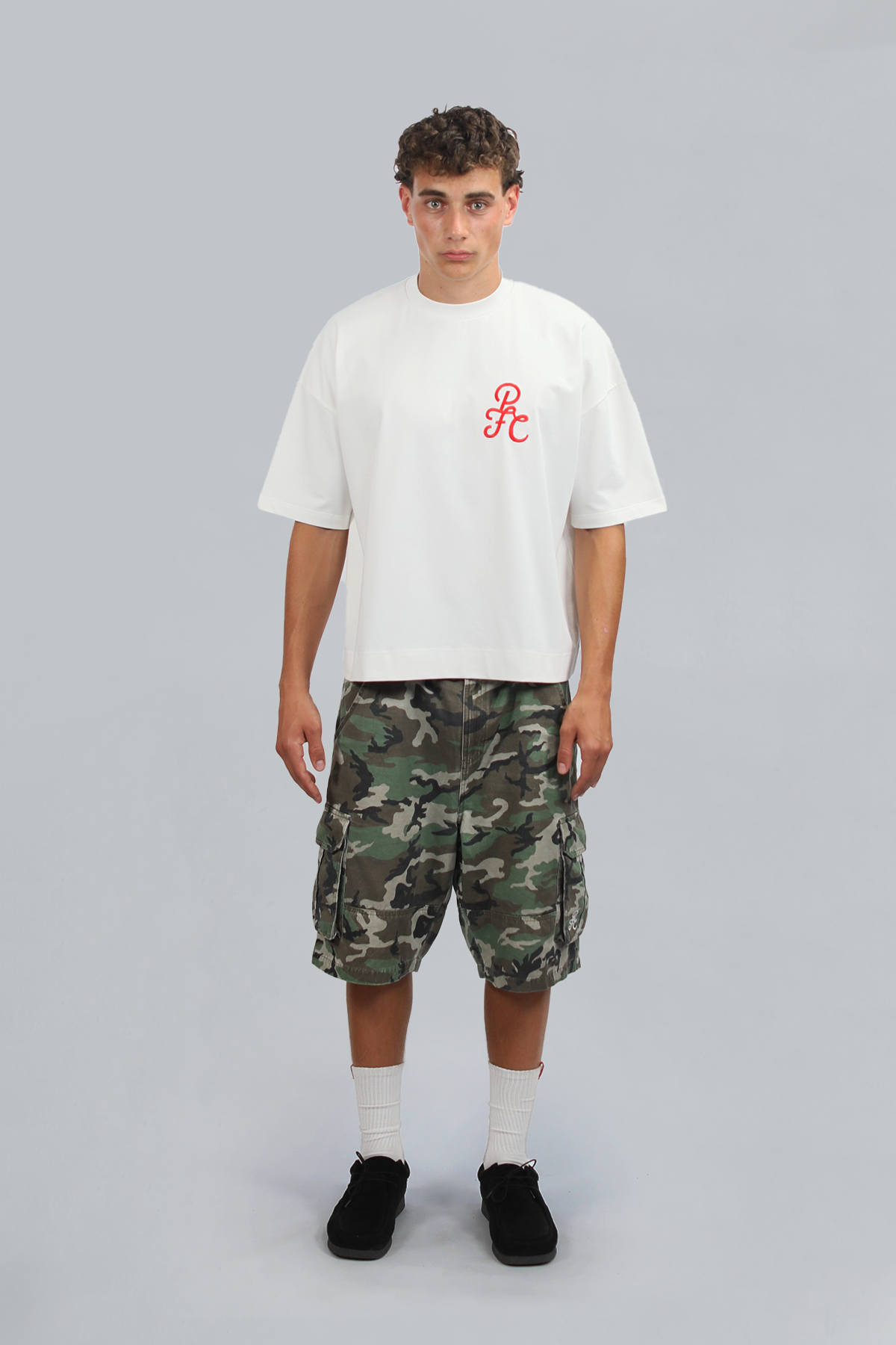 White 'Emblem' Tshirt
