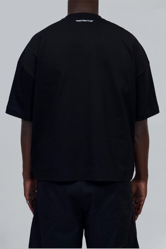 Black 'Emblem' Tshirt