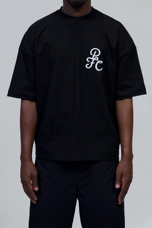 Black 'Emblem' Tshirt