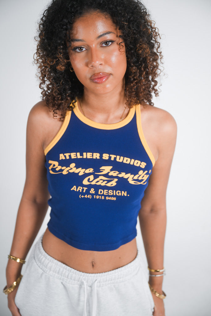 Blue Female Atelier Tank Top