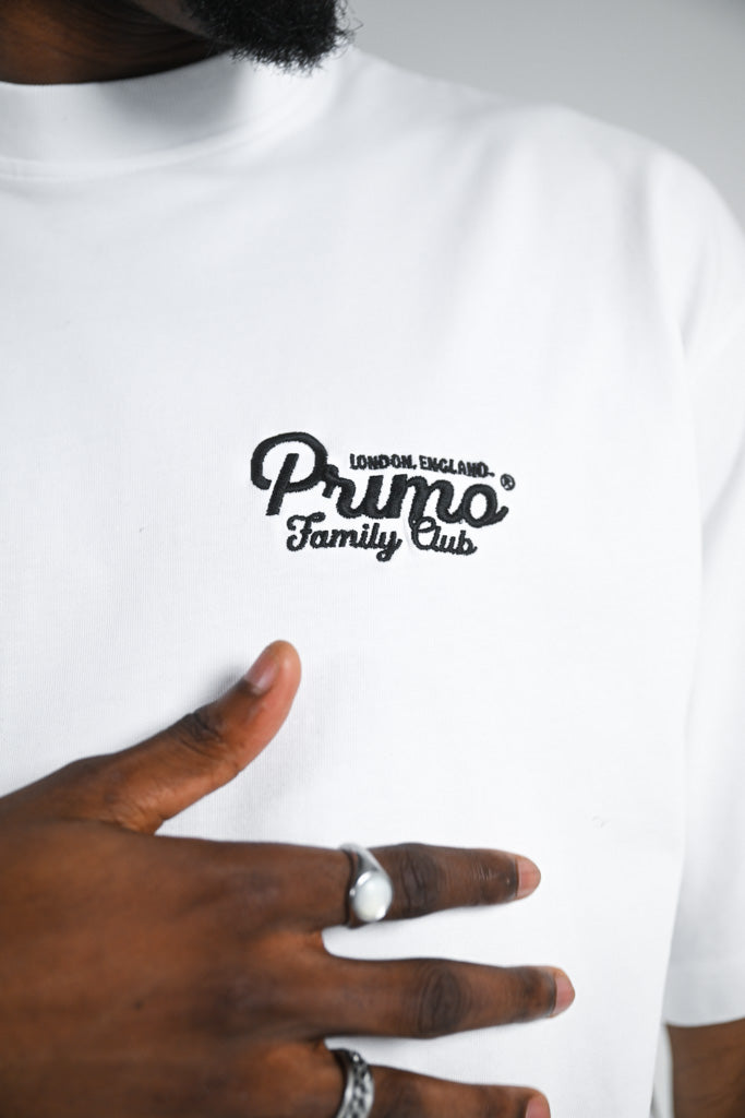 White Oversized Tshirt – Primo Clothing Ltd