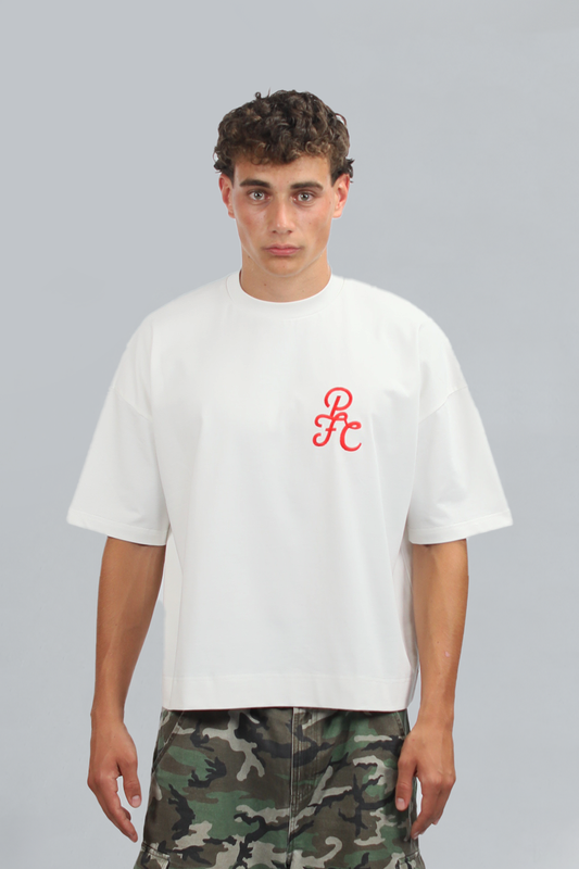 White 'Emblem' Tshirt