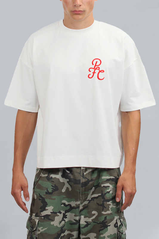 White 'Emblem' Tshirt